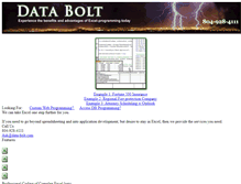 Tablet Screenshot of data-bolt.com